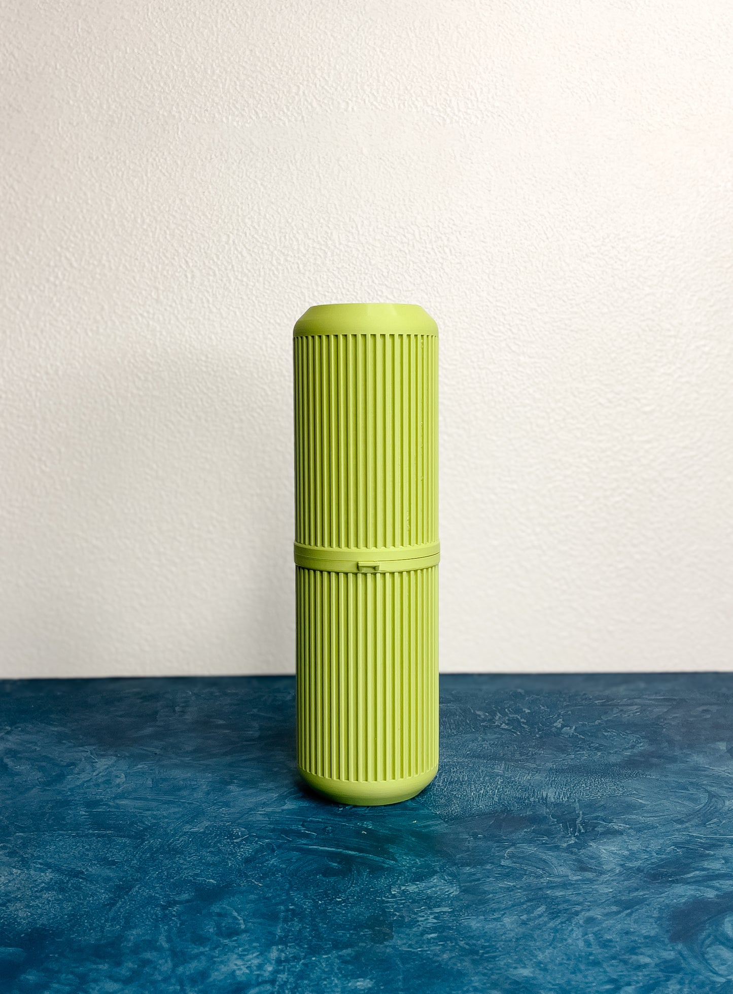 Ribbed Travel Toothbrush Holder | Compact Protective Case | 3D Printed